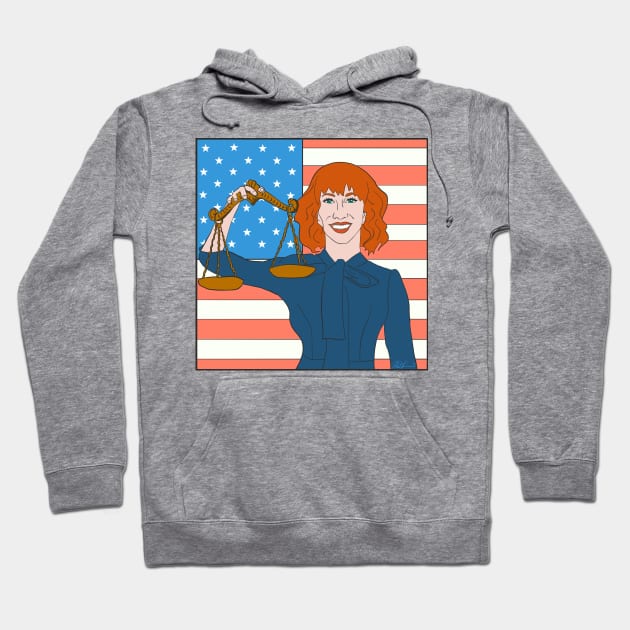 Kathy Griffin, American Woman Hoodie by thecompassrose